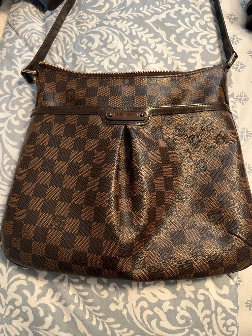 Louis Vuitton Damier Ebene Checkerboard Brown Crossbody